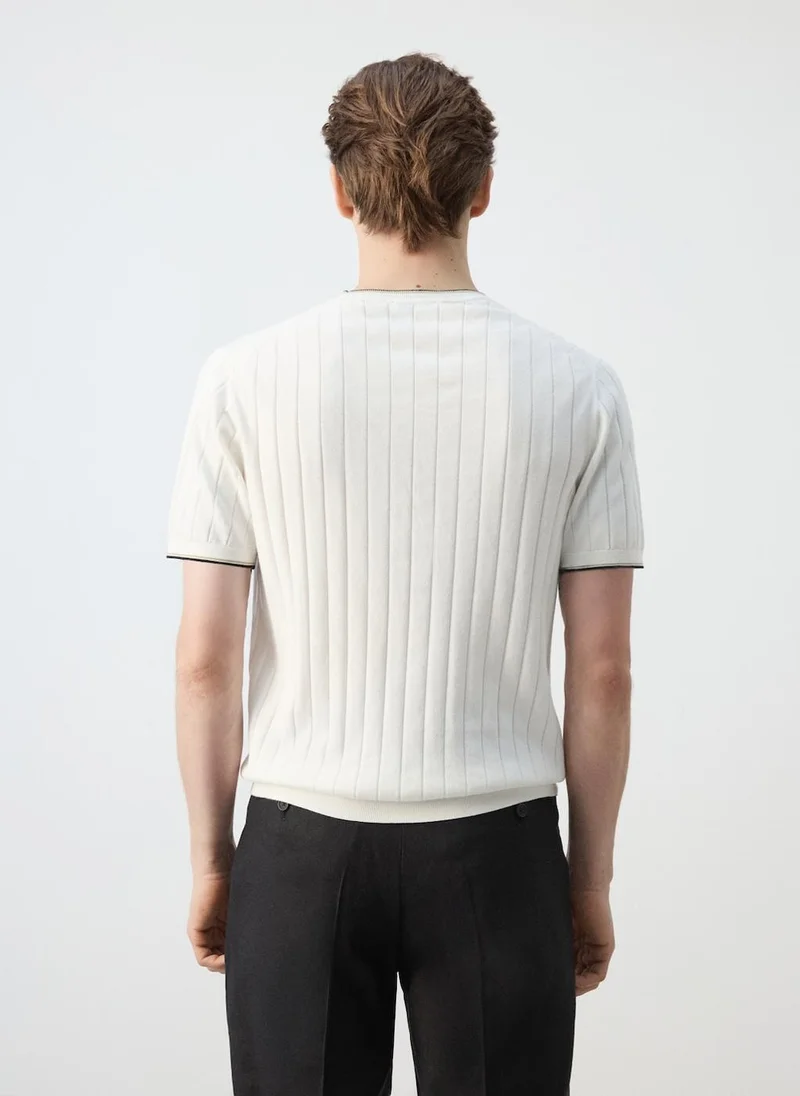 Mango Man Fine Jersey 100% Cotton T-Shirt