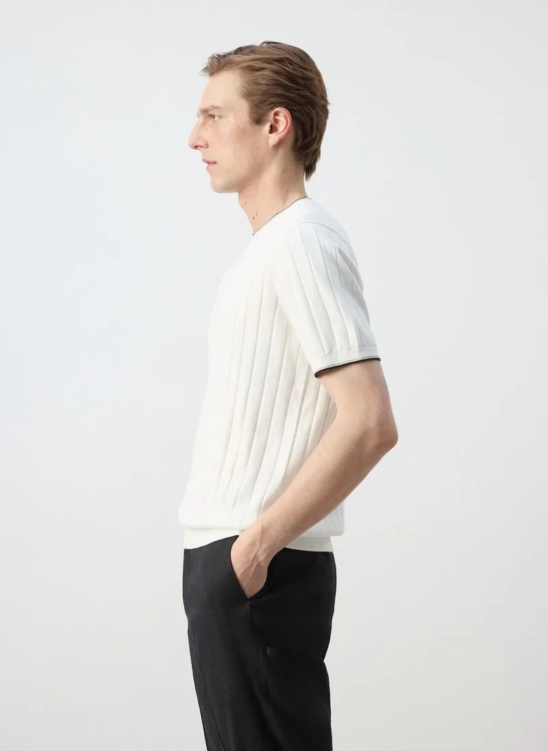 Mango Man  Fine Jersey 100% Cotton T-Shirt for Men | Best Price UAE