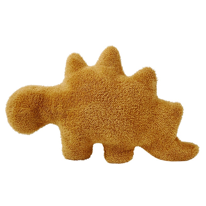 Isaacalyx Dino Nugget Pillow 18 inch Soft Dinosaur Chicken Nuggets Pillow for Birthday Gifts Dinosaur Theme Party Decorations - Image 2