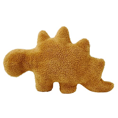 Isaacalyx Dino Nugget Pillow 18 inch Soft Dinosaur Chicken Nuggets Pillow for Birthday Gifts Dinosaur Theme Party Decorations - Image 1