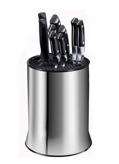 Universal Knife Blocks, Holders with Slots for Scissors and Sharpening Rod and Detach