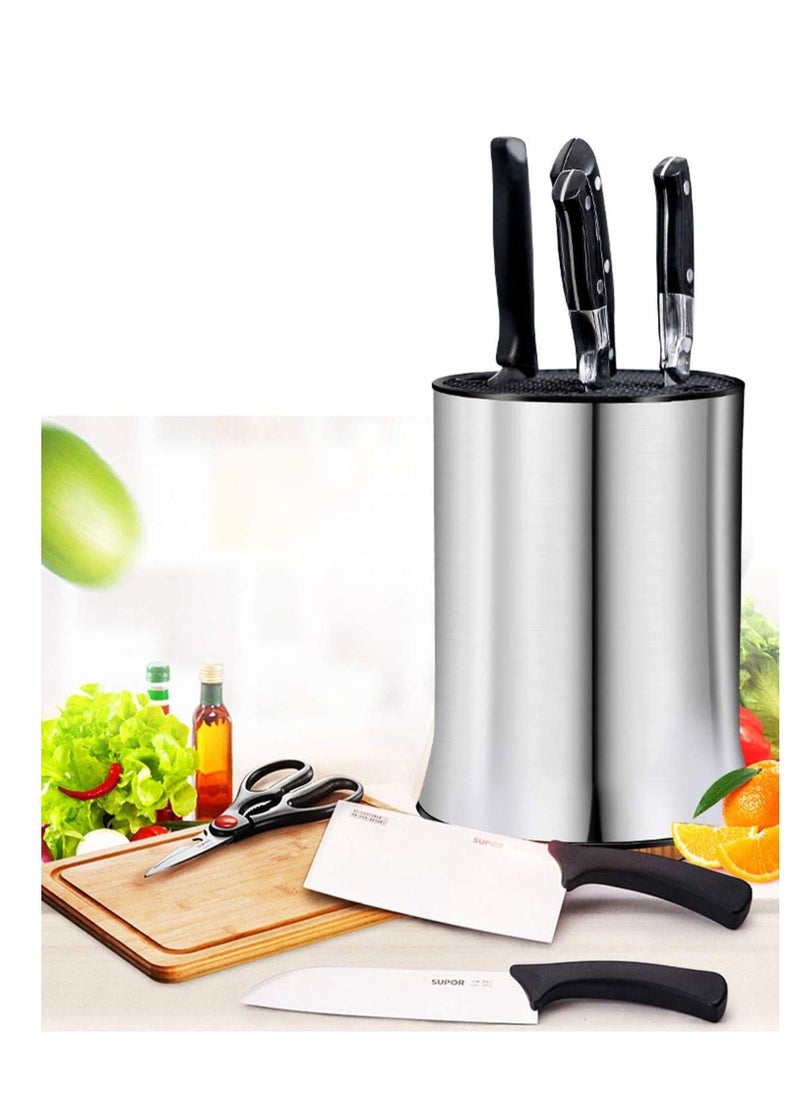 Excefore - Universal Knife Blocks, Holders with Slots for Scissors and Sharpening Rod and Detach - Image 1