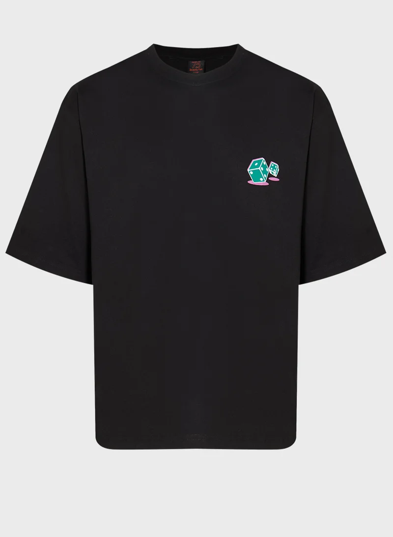 Seventy Five Oversized Graphic Tee