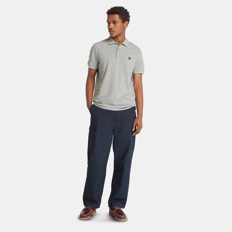 Timberland Grey Men's Millers River Polo Shirt for Men | Best Price UAE