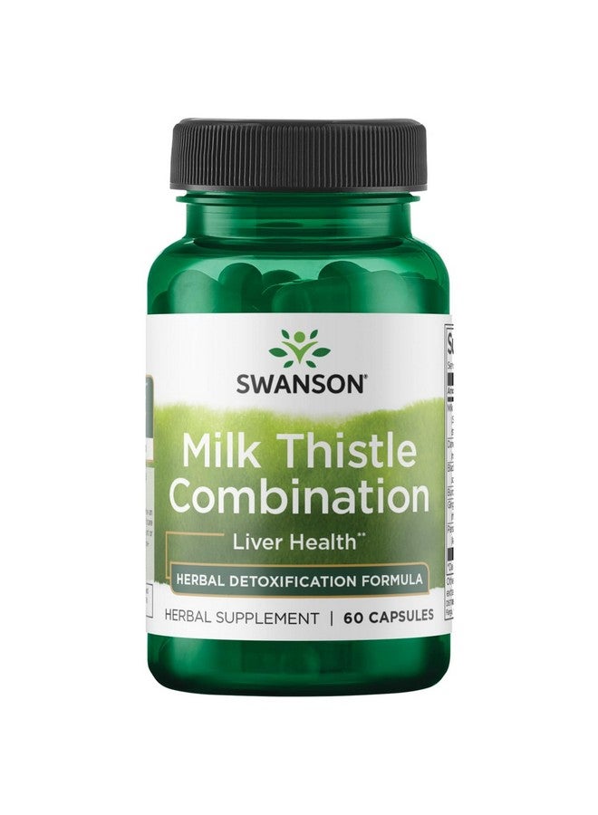 Swanson Milk Thistle Combination 60 Capsules - Image 1