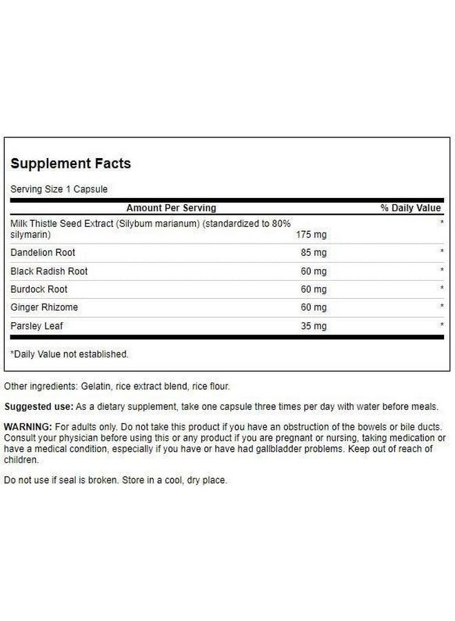 Swanson Milk Thistle Combination 60 Capsules - Image 2