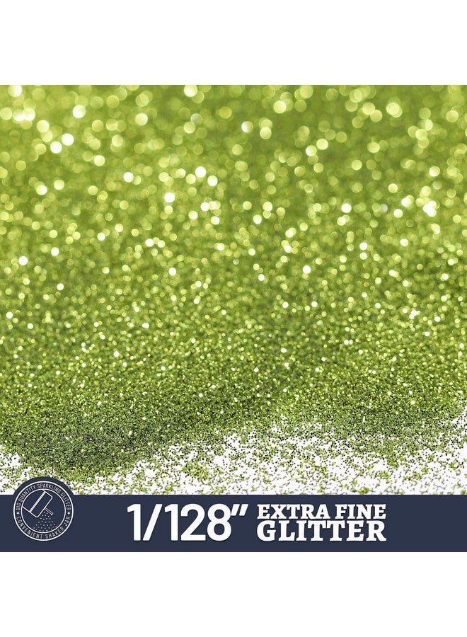 LEOBRO Green Glitter, 150G/5.29Oz Extra Fine Glitter For St Patricks Day Decor, Glitter, Resin Glitter Powder, Fine Glitter For Crafts, Bulk Metallic Craft Glitter For Resin Arts And Craft - Image 3