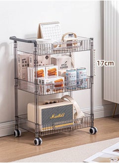 NKX Versatile 3 Layered Rectangular Shaped Floor-standing Fruit and Vegetable Storage Rack  - Image 2