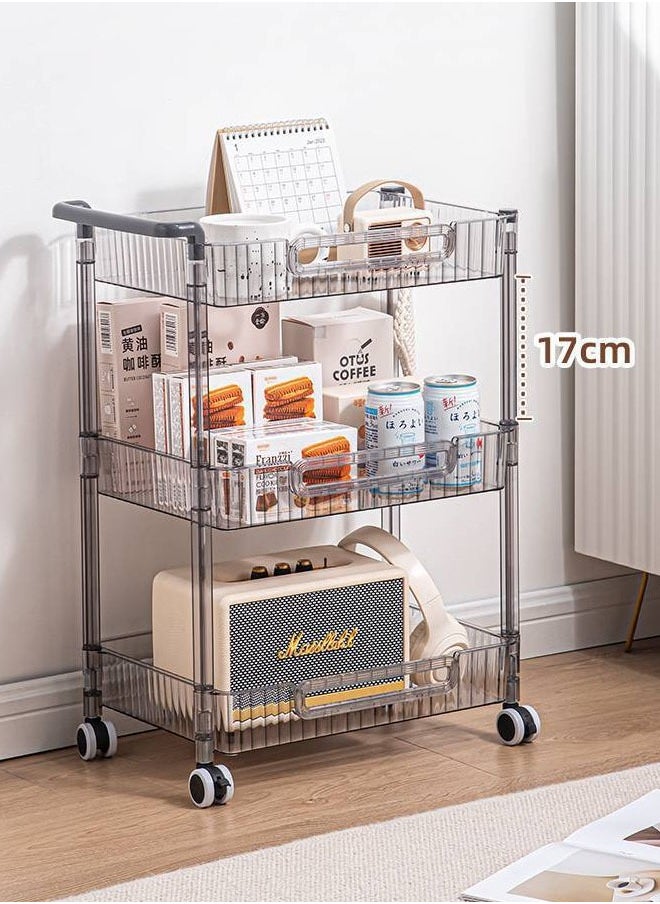 NKX Versatile 3 Layered Rectangular Shaped Floor-standing Fruit and Vegetable Storage Rack  - Image 2