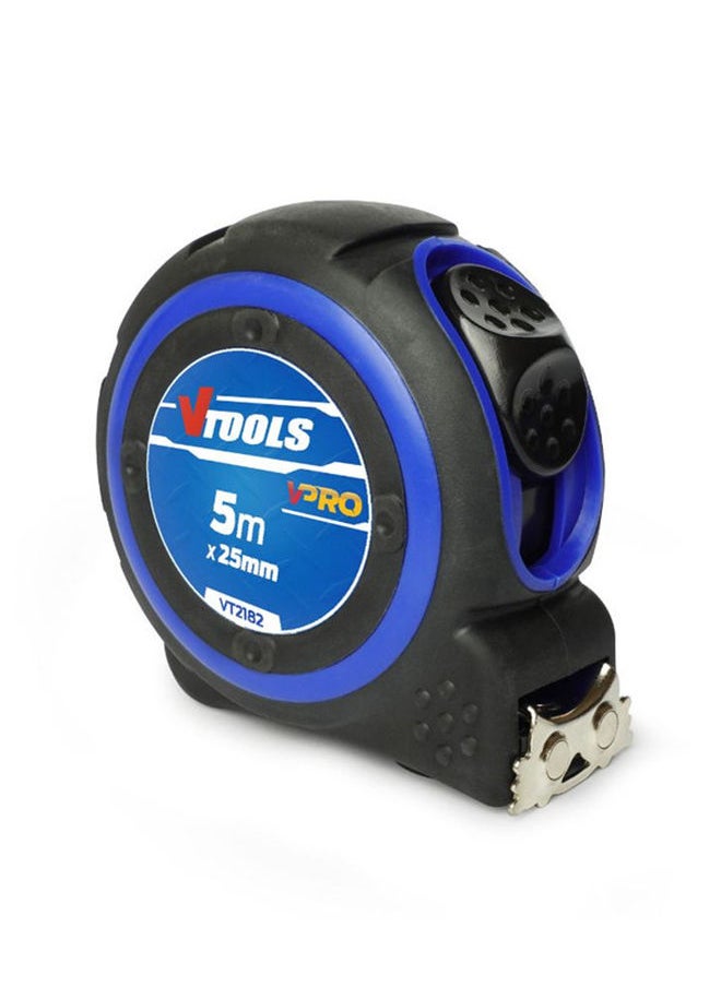 VTOOLS - 5M Self-Lock Measuring Tape With Magnetic Tip Hook - Image 1