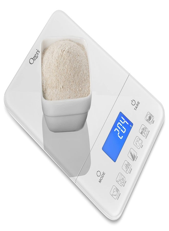 Ozeri Touch III Digital Kitchen Scale with Calorie Counter, 22 lbs (10 kg), White - Image 5