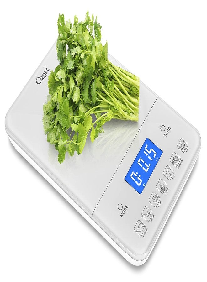 Ozeri Touch III Digital Kitchen Scale with Calorie Counter, 22 lbs (10 kg), White - Image 4