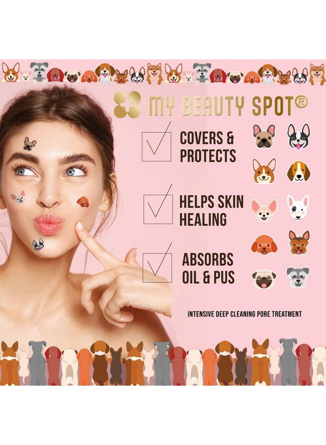 My Beauty Spot Cute Pimple Patches Dog Shaped Acne Patches For Face 40 Pcs With Salicylic Acid Vitamin A And Aloe Vera Dog Shaped Pimple Patches For Face Acne Spot Treatment - Image 4