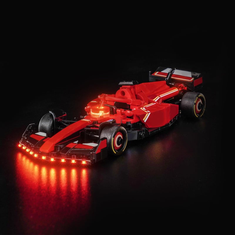 Hilighting Upgraded Led Light Kit Compatible with Lego Ferrari SF24 F1 Race Car Building Set Lights Decoration Compatible with Lego 77242 Model Not Included - Image 3