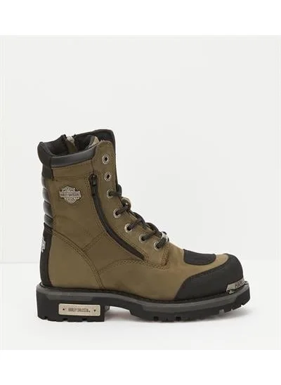 هارلي ديفيدسون Riddick Men's Green Nubuck Boots