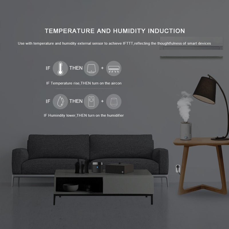 Broadlink RM4 Mini IR Universal Remote Control Smart Home Automation Wi-Fi Infrared Blaster for TV Air Conditioner STB Audio, , Google Home, IFTTT - Image 5