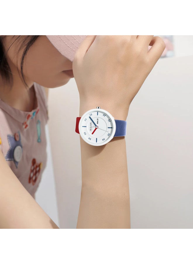 Julius Women's Watch - Fashionable Macaron Colorblock Quartz Waterproof Ladies Watch, Perfect Day Gift For Women - Image 3