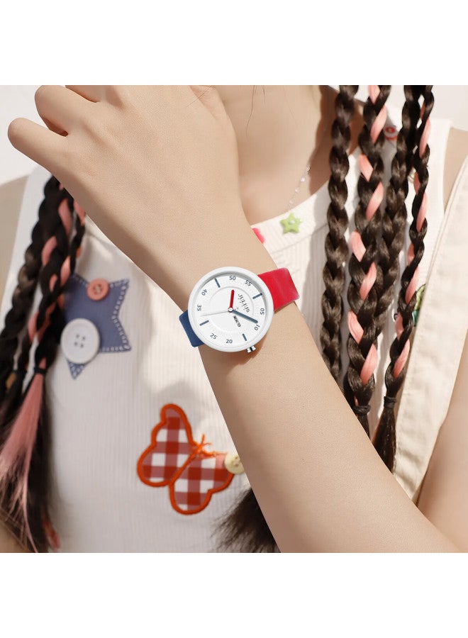 Julius Women's Watch - Fashionable Macaron Colorblock Quartz Waterproof Ladies Watch, Perfect Day Gift For Women - Image 1
