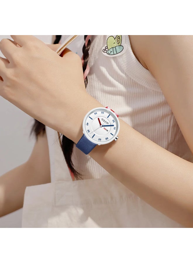 Julius Women's Watch - Fashionable Macaron Colorblock Quartz Waterproof Ladies Watch, Perfect Day Gift For Women - Image 2