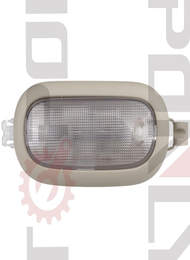 TQPONLY Car Roof Light Interior Dome Lamp Assembly | Compatible with Dodge Ram Jeep Accessories Parts | Replaces 5JG58TL2AD Inside Overhead Console Reading Light with Manual Control (Medium Slate Gray) - Image 5