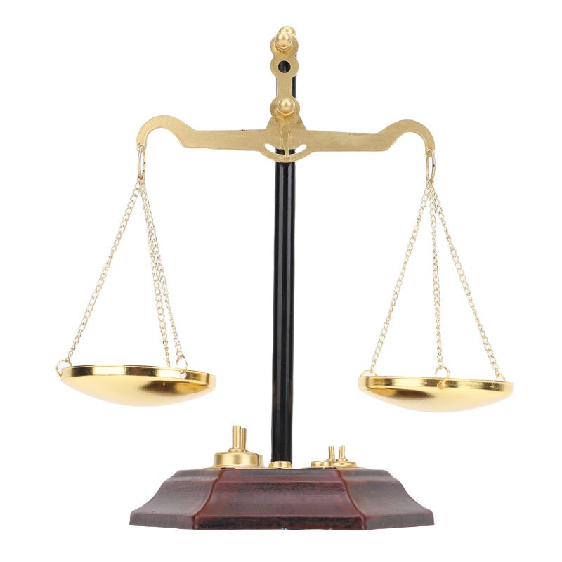 Vintage Balance Scale: Iron Sturdy Construction - Exquisite Handcrafted Antique Scale Ornament for Retro Home, Office Desk, Living Room & Foyer Decor - Image 2