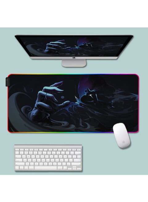 Oversized Anime Fearless Contract Mouse Pad Viper Valorant Luminous Game E-Sports Keyboard Pad Office Desk Mat-Color:400*800*3mm-Pattern:Fearless Contract (11) Glows
