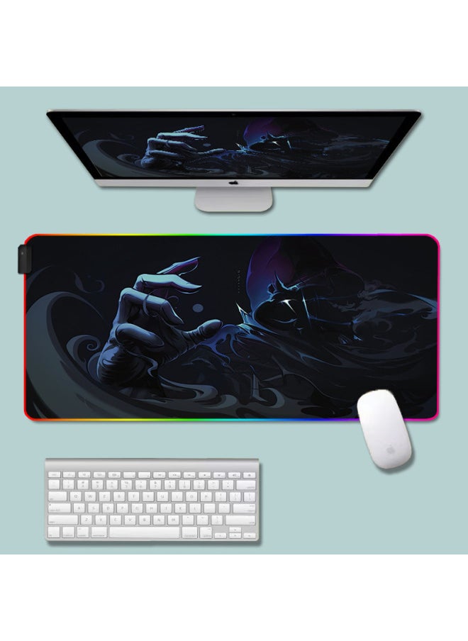 Generic - Oversized Anime Fearless Contract Mouse Pad Viper Valorant Luminous Game E-Sports Keyboard Pad Office Desk Mat-Color:400*800*3mm-Pattern:Fearless Contract (11) Glows - Image 1