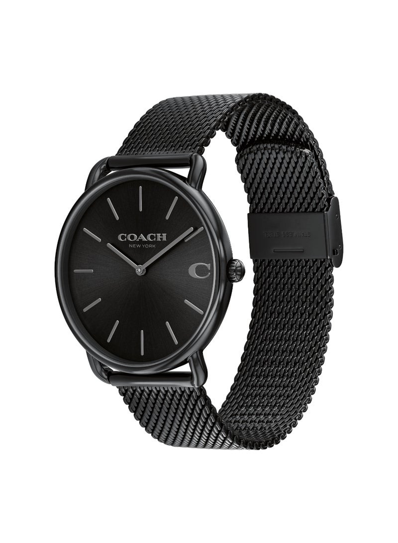 Coach Two-Hand for Men  Collection with Black Stainless Steel Bracelet - 14602720 - Image 3
