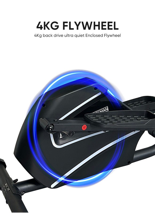 JC BUCKMAN - Rear Driven Elliptical Training Machine/ Stepper For Home Use Ultra Quiet With 32 Levels of Magnetic Resistance - Image 1