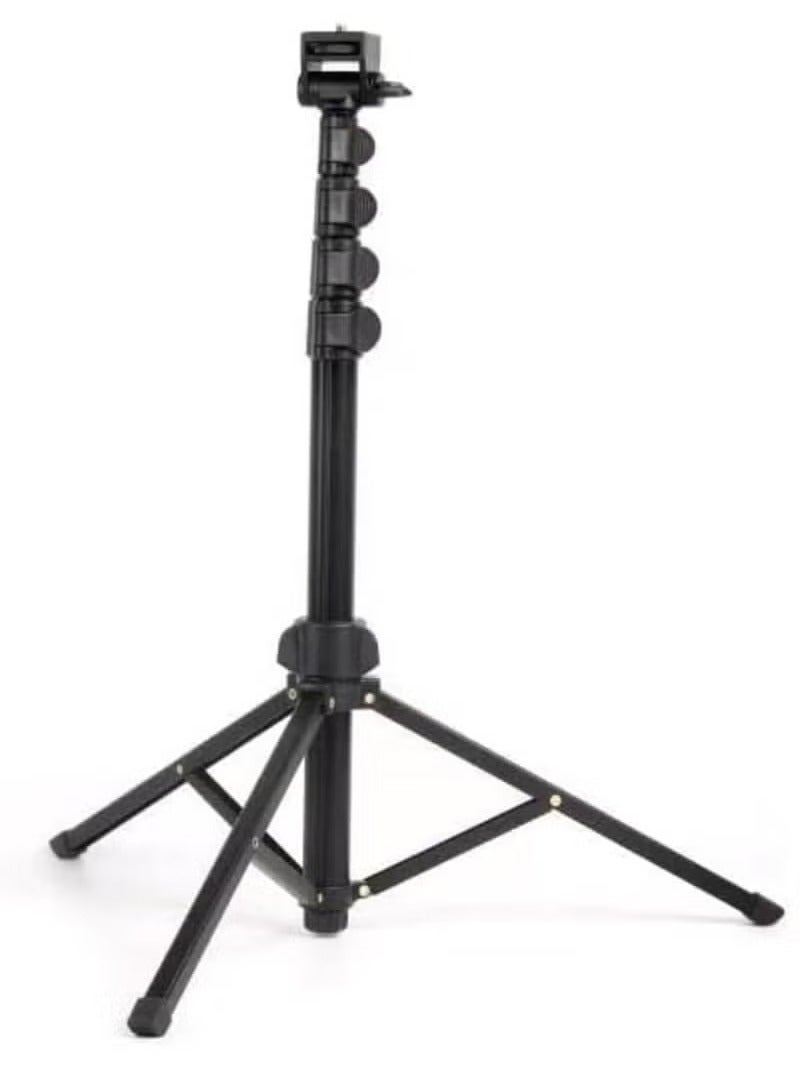 Jmary MT39 61inch Aluminum Extendable Cell Phone Tripod Stand with Selfie Stick Tripod and Phone Clip - Image 5