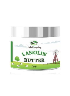 Saaqin Lanolin (Anhydrous) - Ultra Refined Butter - Use for Lotion, Cream, Lip Balm, Oil, Stick, or Body Butter 4oz - Natural Nipple cream - lip balm By HalalEveryday®  - Image 1