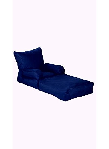caddyFull caddyFull XXXL Foldable Lounger Bean Bag Without Beans Blue 