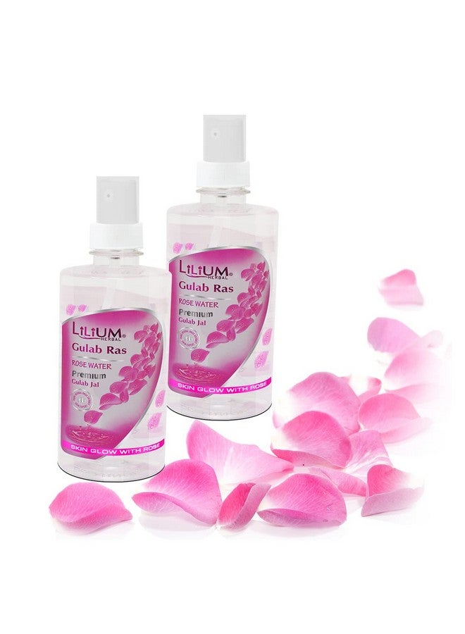 Lilium Pure & Natural Rose Water With Original Rose Frangrance, 500ml, Pack of 2 - Image 1