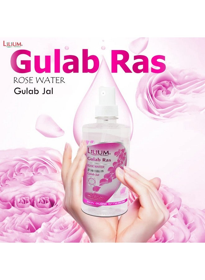 Lilium Pure & Natural Rose Water With Original Rose Frangrance, 500ml, Pack of 2 - Image 2