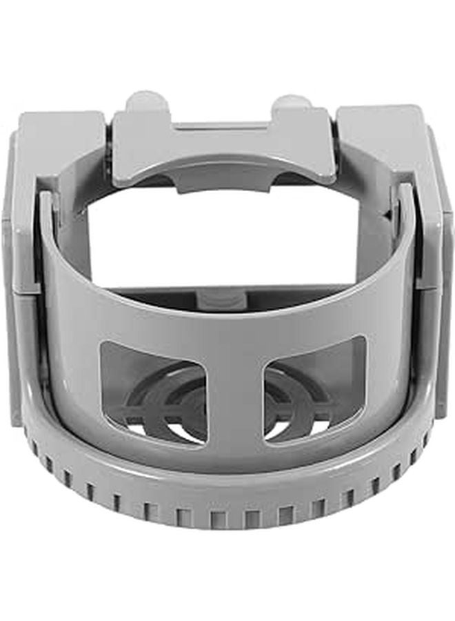 Gray Car Air Vent Cup Holder for Water Bottles and Coffee Cups Sturdy Mount Travel Driving - Image 1