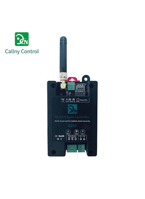 4G/GSM G203 Gate Controller Wireless Remote GSM Gate Opener Support for Ordinary User Authorization callny control(APP)