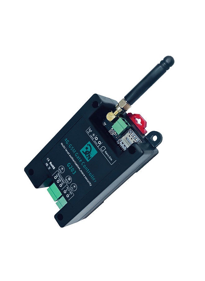 Generic - 4G/GSM G203 Gate Controller Wireless Remote GSM Gate Opener Support for Ordinary User Authorization callny control(APP) - Image 1