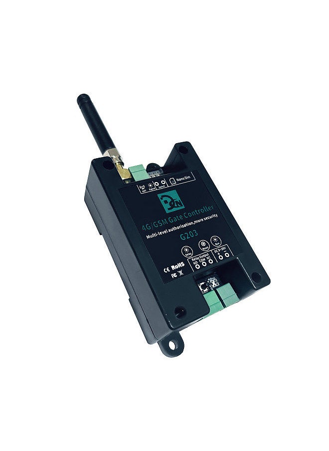 Generic - 4G/GSM G203 Gate Controller Wireless Remote GSM Gate Opener Support for Ordinary User Authorization callny control(APP) - Image 1