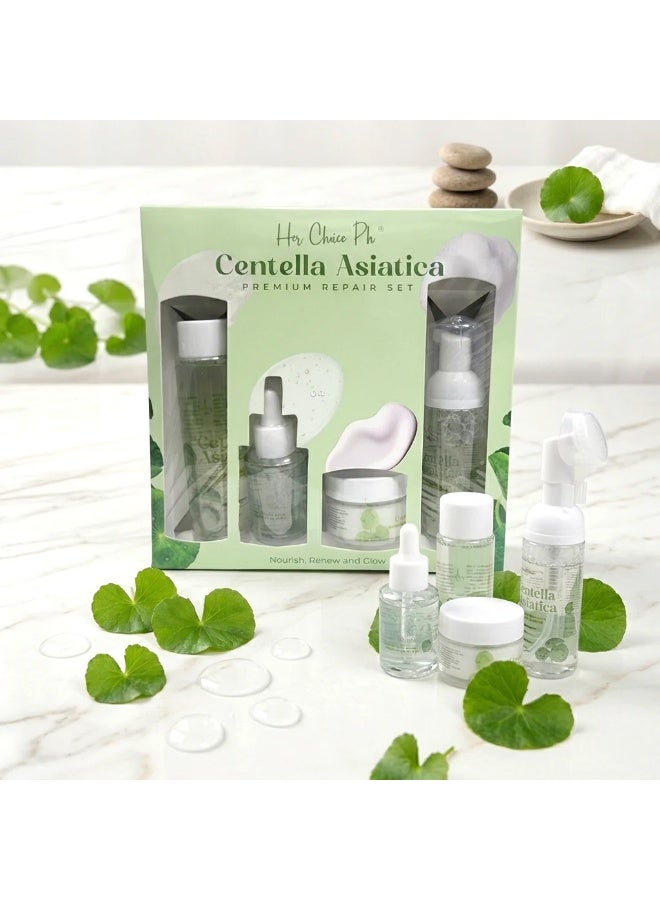 Her Choice Ph Centella Asiatica Complete Beauty Collection – Moisture-Rich Skincare Essentials Elevate your beauty routine with a premium skincare set that delivers hydration, nourishment, and skin-repair benefits. Suitable for all skin types, this collection helps support healthy-looking skin while leaving it feeling soft, refreshed, and naturally luminous. - Image 2