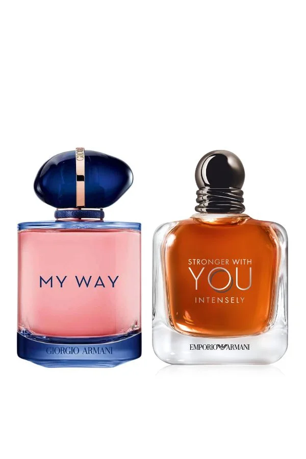 armani Stronger With You 100ml + My Way Intense 90ml Duo, Savings 20%