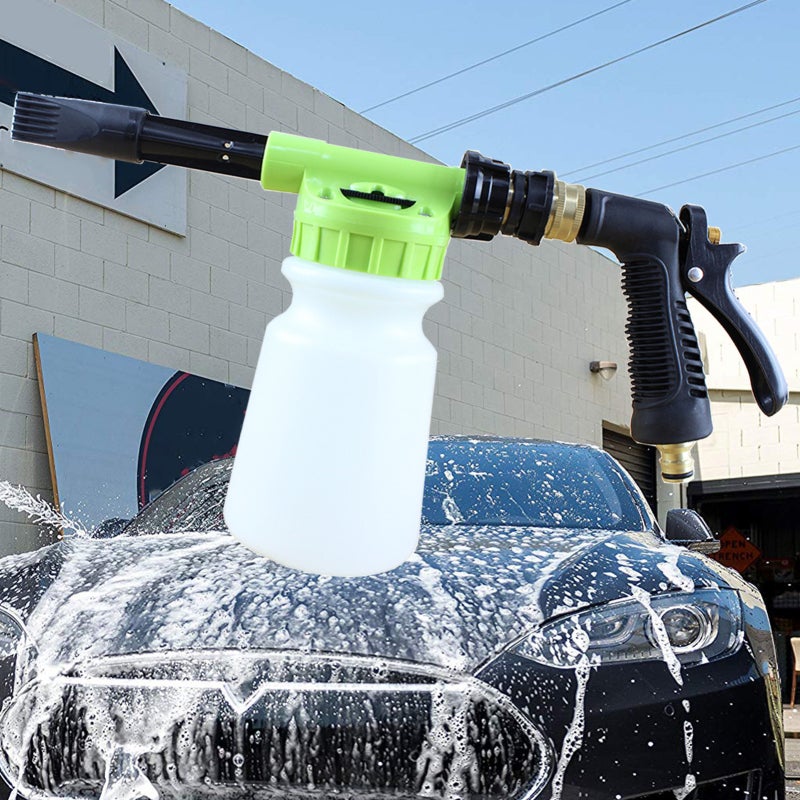 Car Wash Foam Sprayer: Blue ABS Material, No Leakage, Adjustable Nozzle - Durable Design, Time Saving for Vehicle Cleaning Driveways Decks Roofs - Image 4