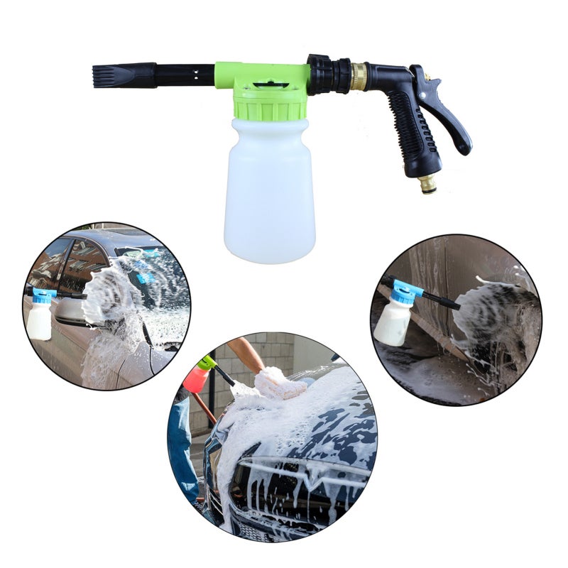 Car Wash Foam Sprayer: Blue ABS Material, No Leakage, Adjustable Nozzle - Durable Design, Time Saving for Vehicle Cleaning Driveways Decks Roofs - Image 5
