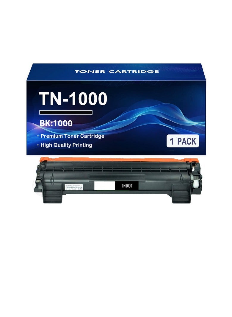 TN-1000 Compatible Cartridge for HL-1110 HL-1210W DCP1510 DCP-1610W MFC-1910W MFC-1815 MFC-1810  - Image 1