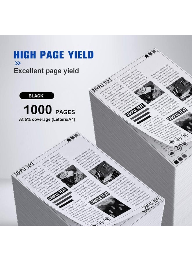 TN-1000 Compatible Black Toner Cartridge 1-Pack for HL-1110 HL-1210W DCP-1510 DCP-1610W MFC-1810 MFC-1815 MFC-1910W - Image 3