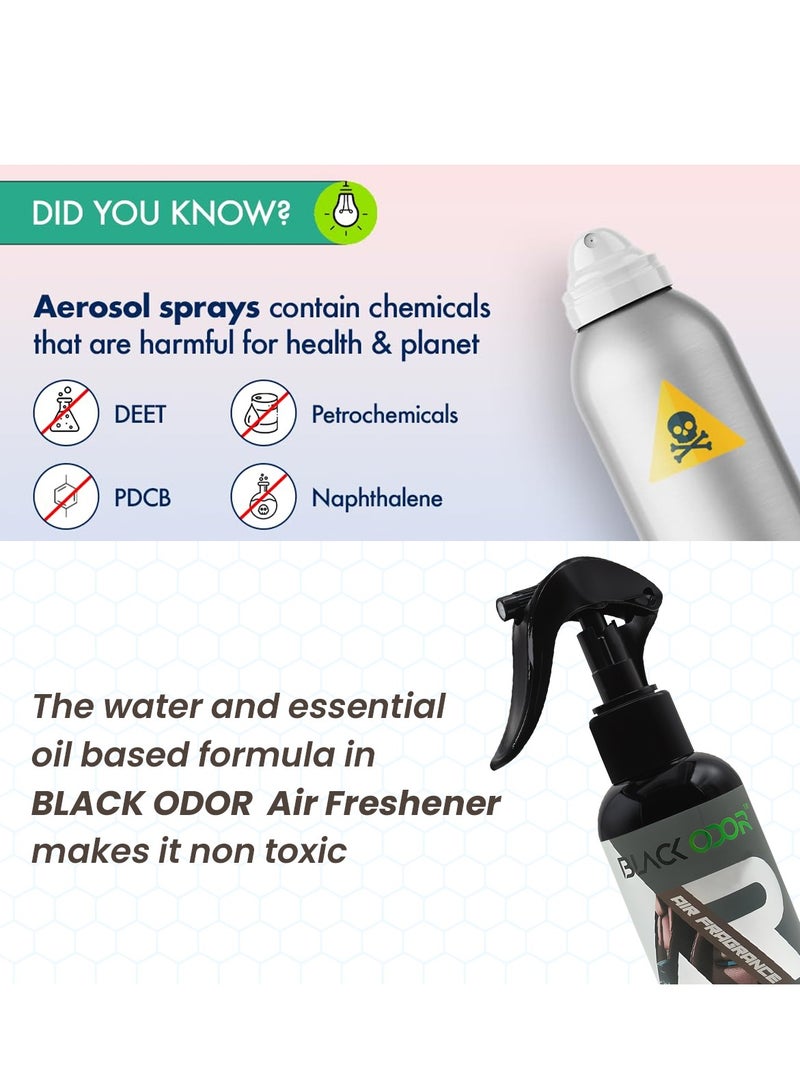 بخاخ معطر جو برائحة سوداء - رائحة سيارة جديدة، 120 مل غير سام وقائم على الزيوت العطرية - Image 4