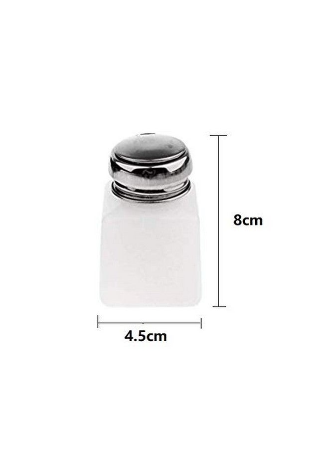 DNHCLL 100Ml Metal Cap Push Down Empty Bottle Dispenser For Nail Polish Remover Pump Dispensers Empty Plastic Bottle With Lock Pump Head For Lip Eye Makeup Remover - Image 2