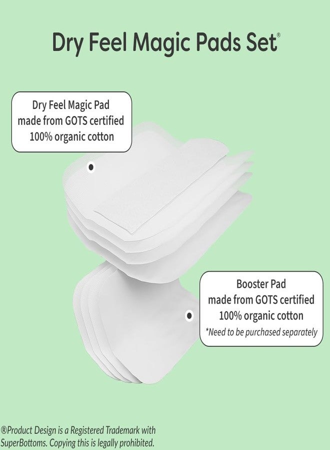 SuperBottoms Cloth Diapers for babies - Cloth Diaper Combo Pack of 2 Freesize UNO- New Version| Reusable Cloth Diapers for babies 3M to 3Y | With 2 organic cotton inserts/pads - Image 5