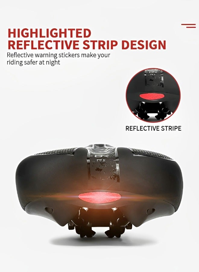 GROIC Comfortable Bike Saddle Mountain Bicycle Seat, Waterproof Breathable Slim Side Profession Road Bike Seat Outdoor Cycling Cushion Pad Soft Memory Foam Cushion - Image 3