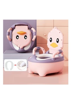 Arabest Baby Potty Training Seat, Potty Toilet Trainer with Handles, Toddler Kids Potty Chair with High Back Support  Lid Removable Potty Pot Pink  - Image 2