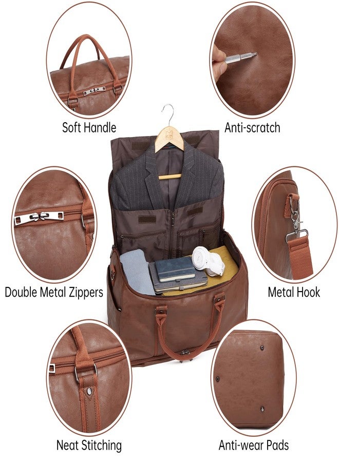 seyfocnia Convertible Travel Garment Bag,Carry on Garment Duffel Bag for Men Women - 2 in 1 Hanging Suitcase Suit Business Travel Bag - Image 4